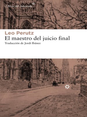 cover image of El maestro del juicio final